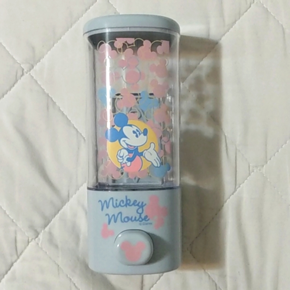 New Vintage Mickey Mouse Wall Soap Dispenser Plastic NIB